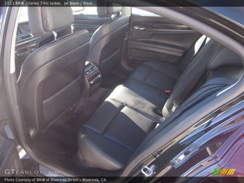 Jet Black / Black 2011 BMW 7 Series 740i Sedan