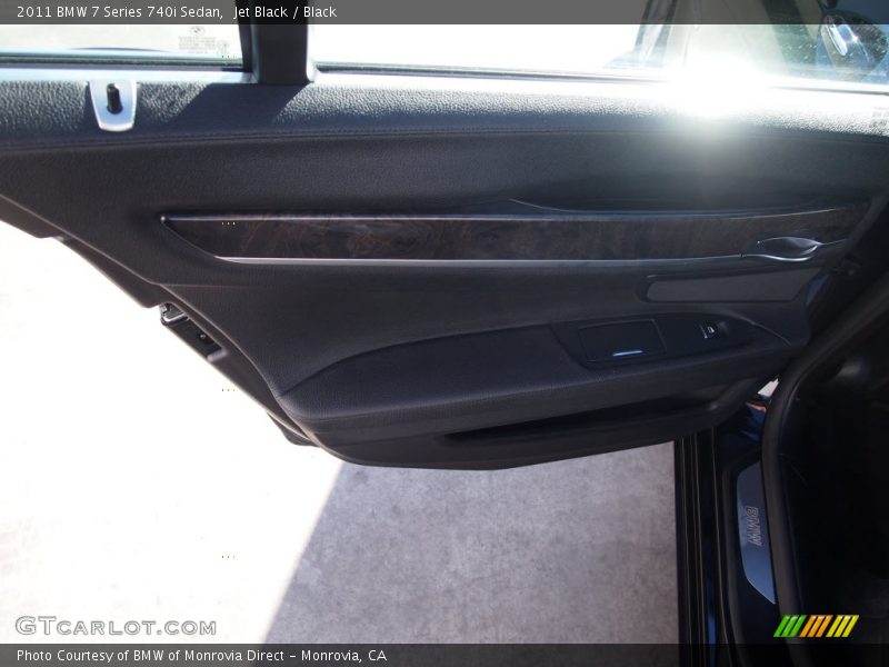 Jet Black / Black 2011 BMW 7 Series 740i Sedan