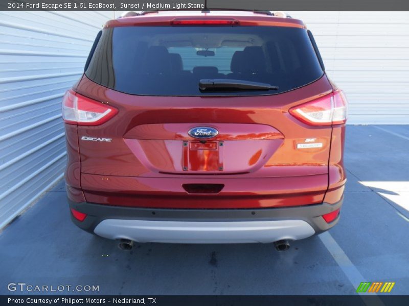 Sunset / Medium Light Stone 2014 Ford Escape SE 1.6L EcoBoost