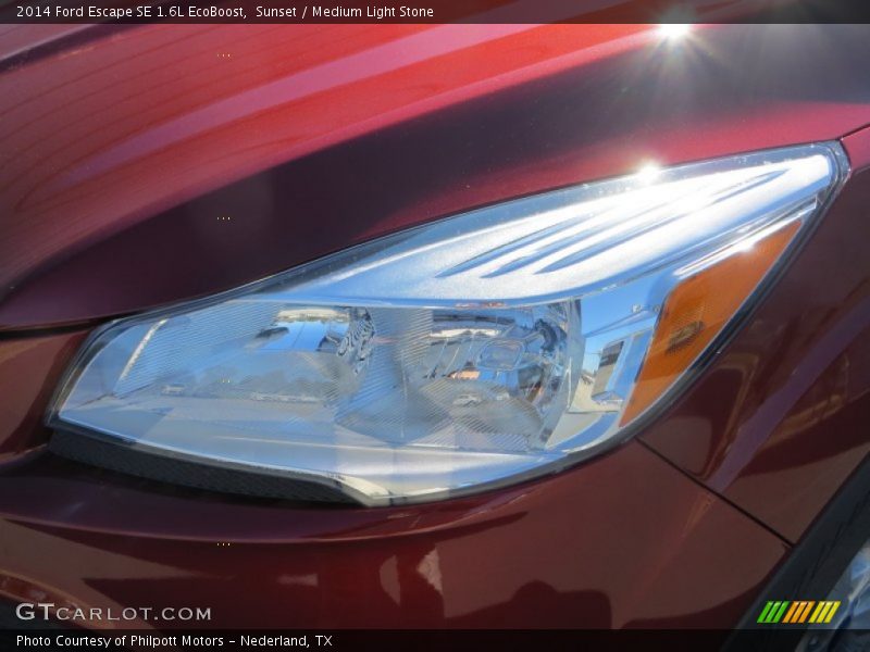 Sunset / Medium Light Stone 2014 Ford Escape SE 1.6L EcoBoost