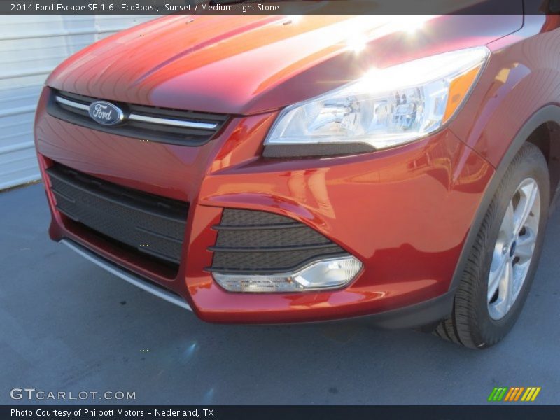 Sunset / Medium Light Stone 2014 Ford Escape SE 1.6L EcoBoost