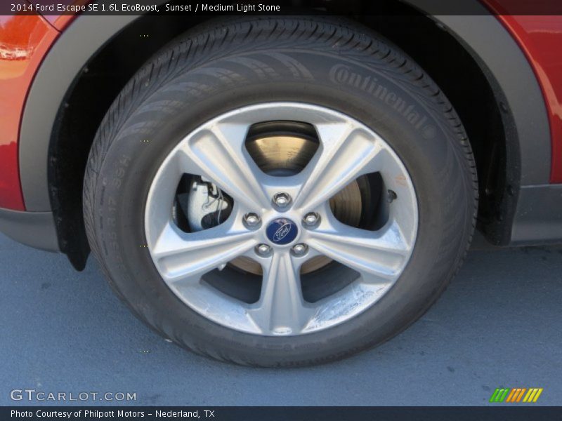 Sunset / Medium Light Stone 2014 Ford Escape SE 1.6L EcoBoost