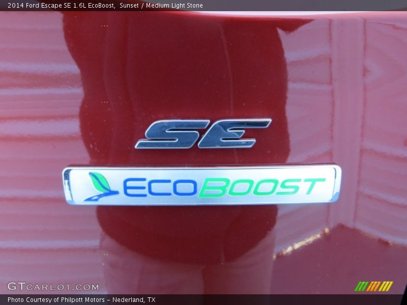 Sunset / Medium Light Stone 2014 Ford Escape SE 1.6L EcoBoost