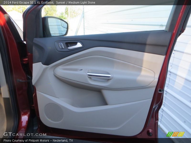 Sunset / Medium Light Stone 2014 Ford Escape SE 1.6L EcoBoost