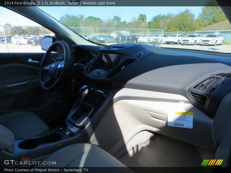 Sunset / Medium Light Stone 2014 Ford Escape SE 1.6L EcoBoost