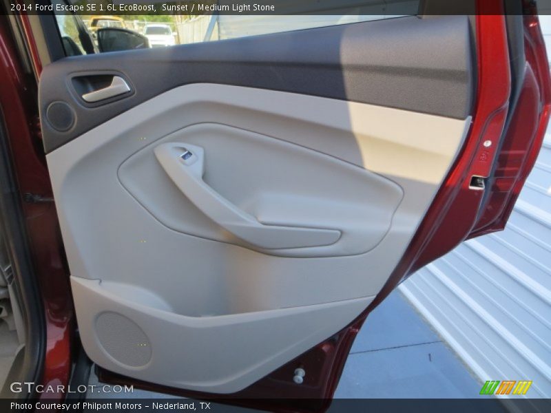 Sunset / Medium Light Stone 2014 Ford Escape SE 1.6L EcoBoost