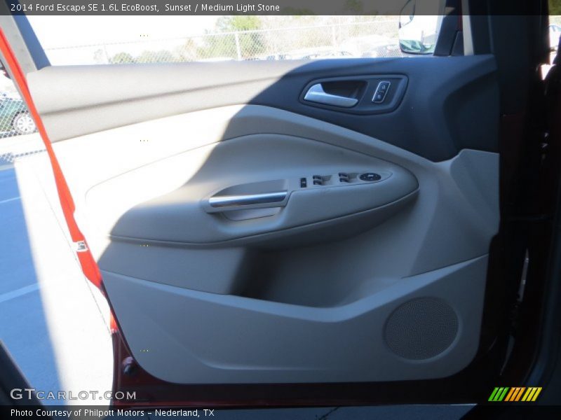 Sunset / Medium Light Stone 2014 Ford Escape SE 1.6L EcoBoost