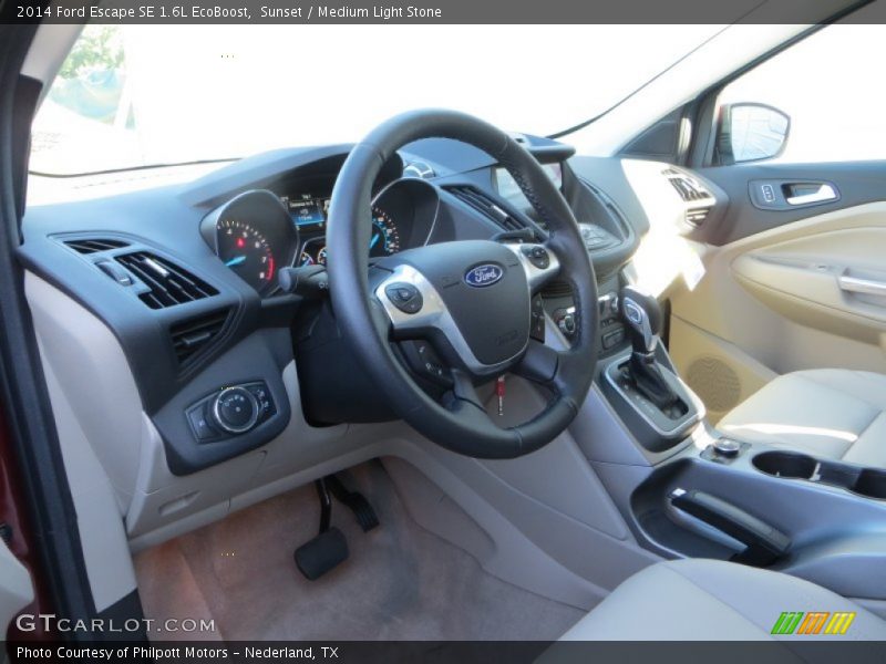 Sunset / Medium Light Stone 2014 Ford Escape SE 1.6L EcoBoost