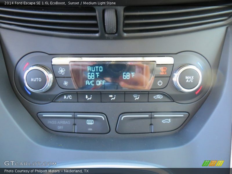 Sunset / Medium Light Stone 2014 Ford Escape SE 1.6L EcoBoost