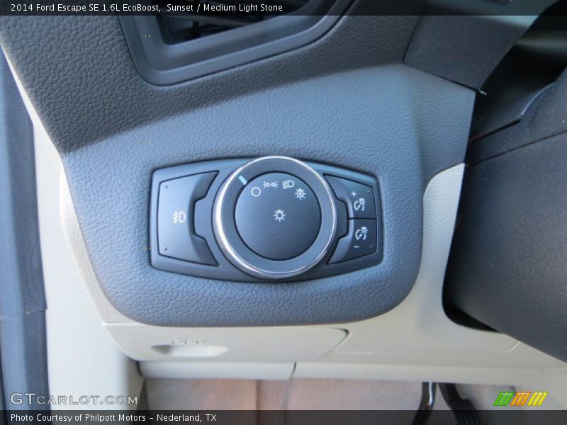 Sunset / Medium Light Stone 2014 Ford Escape SE 1.6L EcoBoost