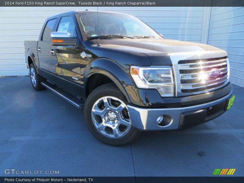 Tuxedo Black / King Ranch Chaparral/Black 2014 Ford F150 King Ranch SuperCrew