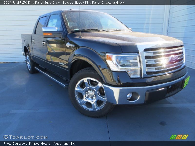 Tuxedo Black / King Ranch Chaparral/Black 2014 Ford F150 King Ranch SuperCrew