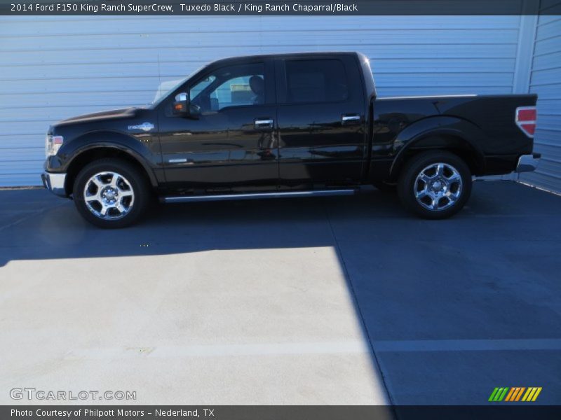 Tuxedo Black / King Ranch Chaparral/Black 2014 Ford F150 King Ranch SuperCrew