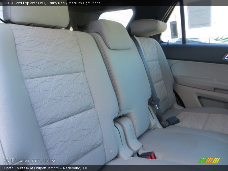 Ruby Red / Medium Light Stone 2014 Ford Explorer FWD