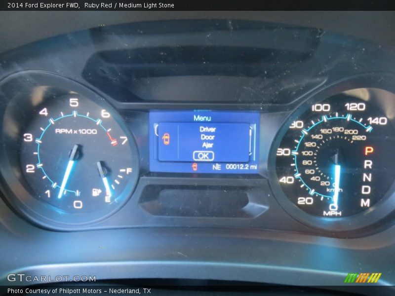 Ruby Red / Medium Light Stone 2014 Ford Explorer FWD