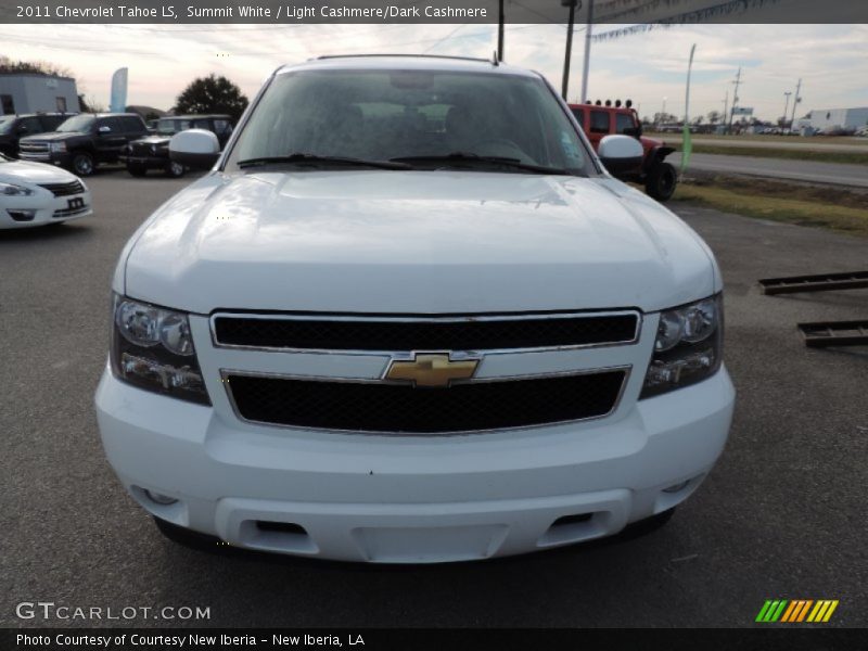 Summit White / Light Cashmere/Dark Cashmere 2011 Chevrolet Tahoe LS