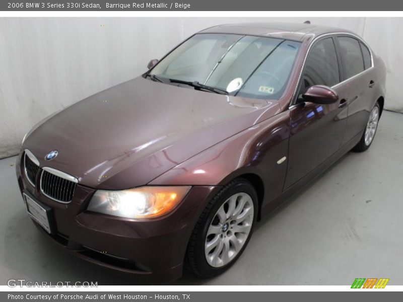 Barrique Red Metallic / Beige 2006 BMW 3 Series 330i Sedan
