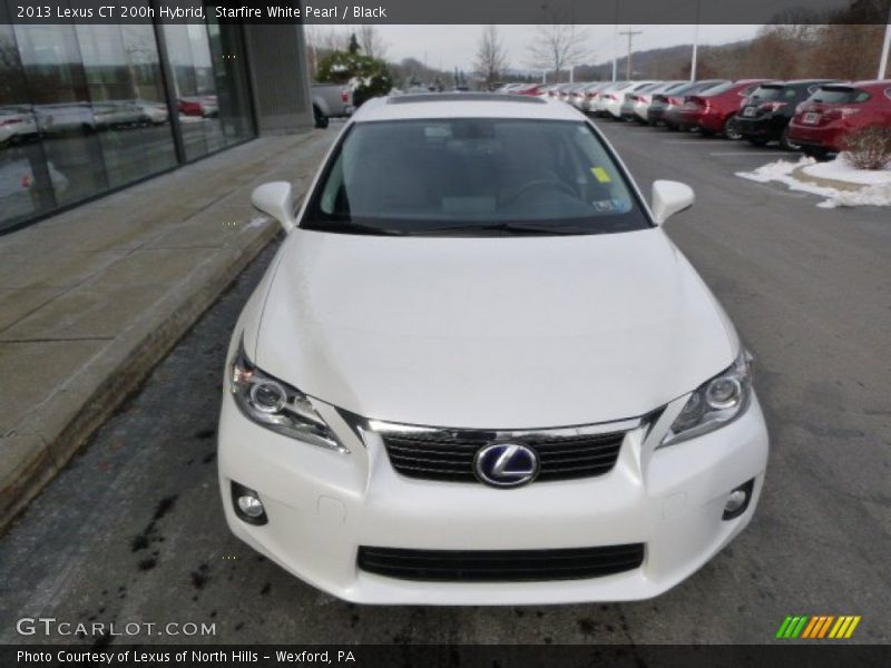 Starfire White Pearl / Black 2013 Lexus CT 200h Hybrid