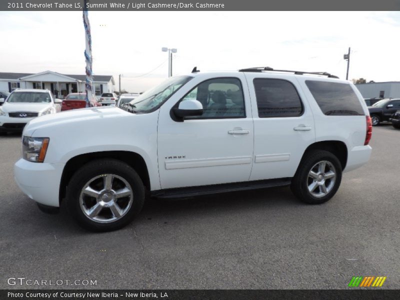 Summit White / Light Cashmere/Dark Cashmere 2011 Chevrolet Tahoe LS