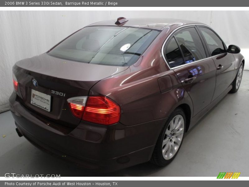 Barrique Red Metallic / Beige 2006 BMW 3 Series 330i Sedan