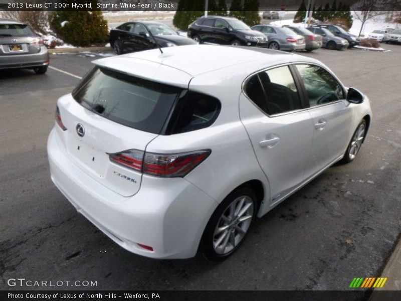 Starfire White Pearl / Black 2013 Lexus CT 200h Hybrid