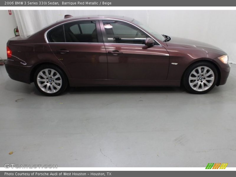 Barrique Red Metallic / Beige 2006 BMW 3 Series 330i Sedan