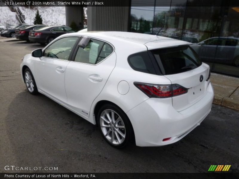 Starfire White Pearl / Black 2013 Lexus CT 200h Hybrid