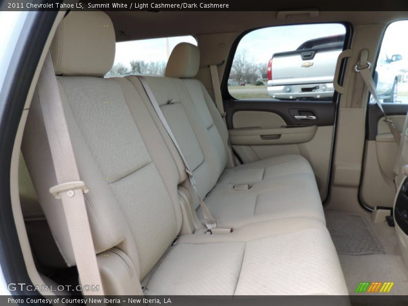 Summit White / Light Cashmere/Dark Cashmere 2011 Chevrolet Tahoe LS