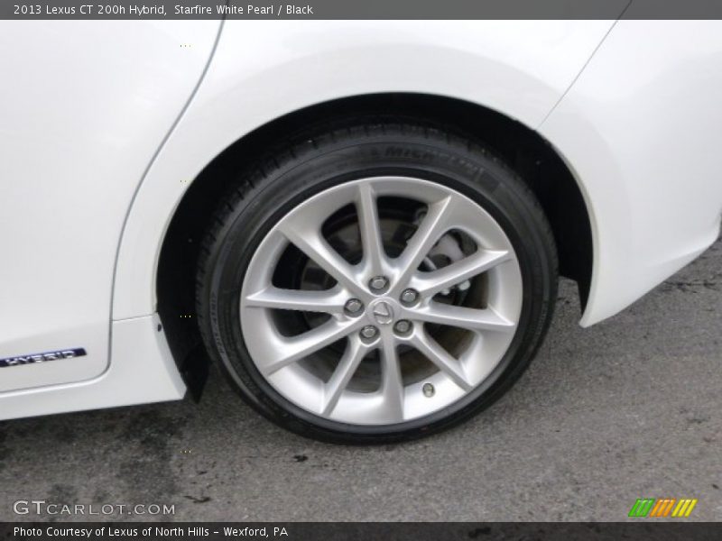 Starfire White Pearl / Black 2013 Lexus CT 200h Hybrid