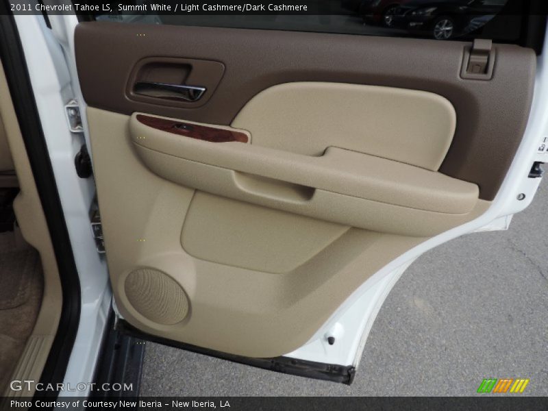 Summit White / Light Cashmere/Dark Cashmere 2011 Chevrolet Tahoe LS