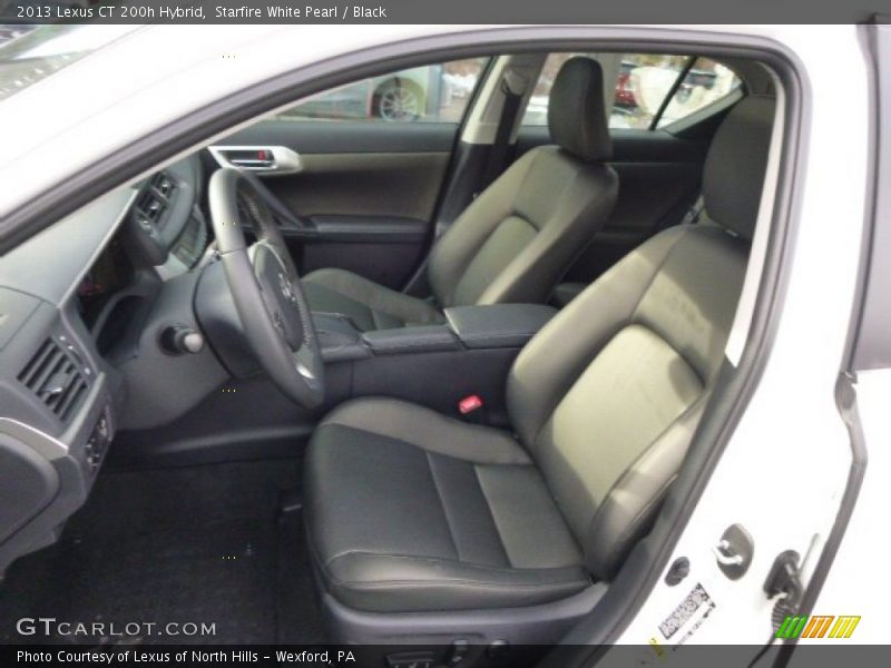 Starfire White Pearl / Black 2013 Lexus CT 200h Hybrid