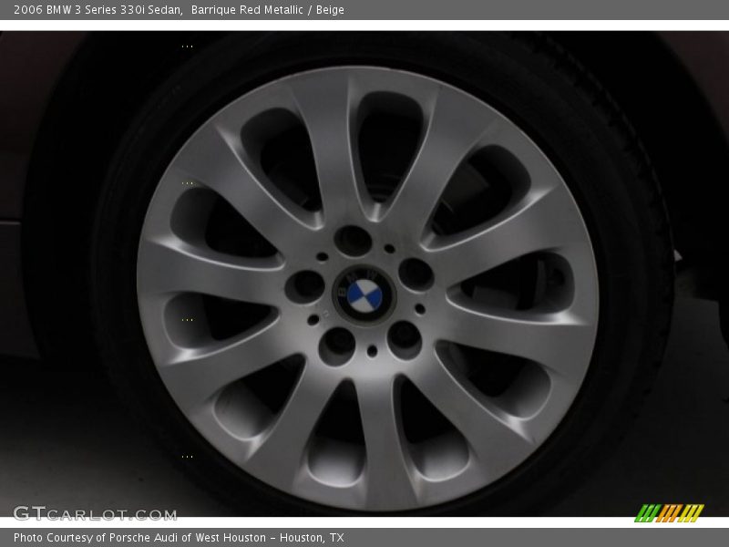 Barrique Red Metallic / Beige 2006 BMW 3 Series 330i Sedan