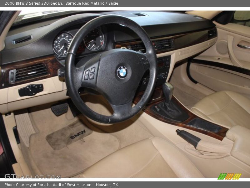 Barrique Red Metallic / Beige 2006 BMW 3 Series 330i Sedan