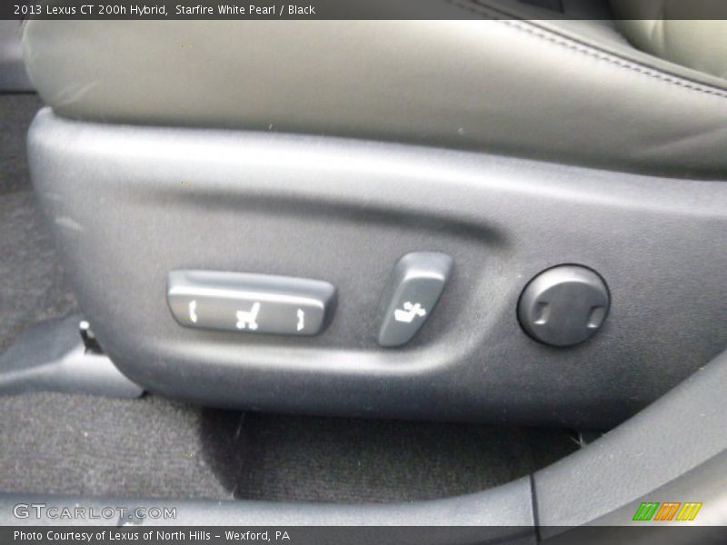 Starfire White Pearl / Black 2013 Lexus CT 200h Hybrid