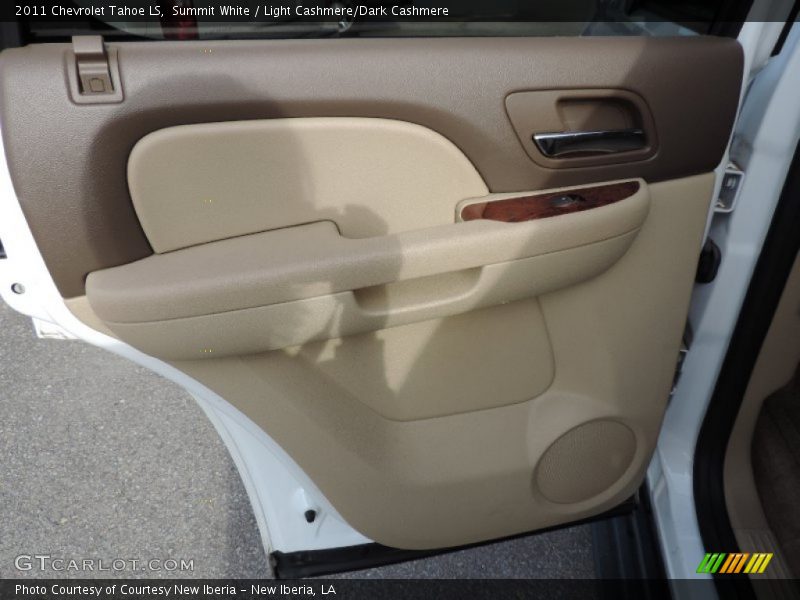 Summit White / Light Cashmere/Dark Cashmere 2011 Chevrolet Tahoe LS