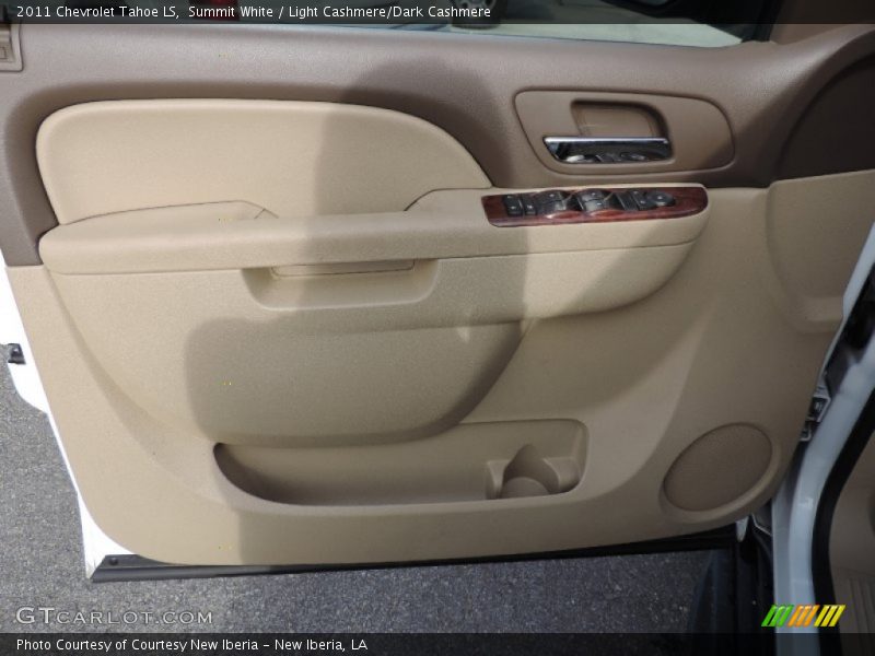 Summit White / Light Cashmere/Dark Cashmere 2011 Chevrolet Tahoe LS