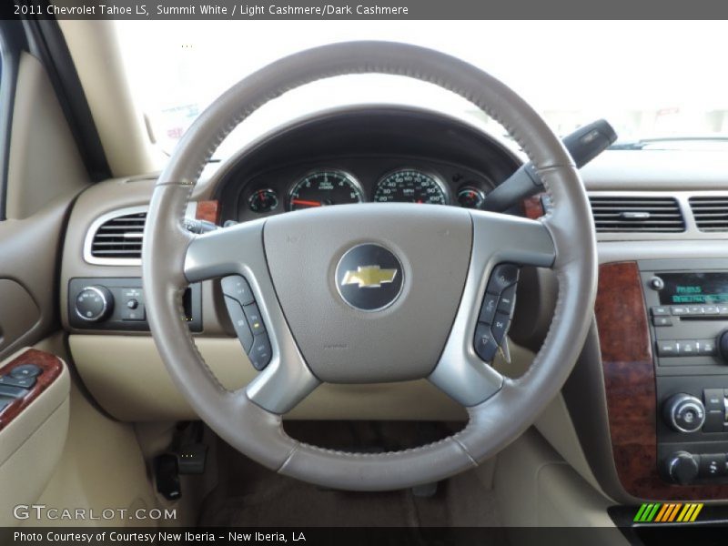 Summit White / Light Cashmere/Dark Cashmere 2011 Chevrolet Tahoe LS