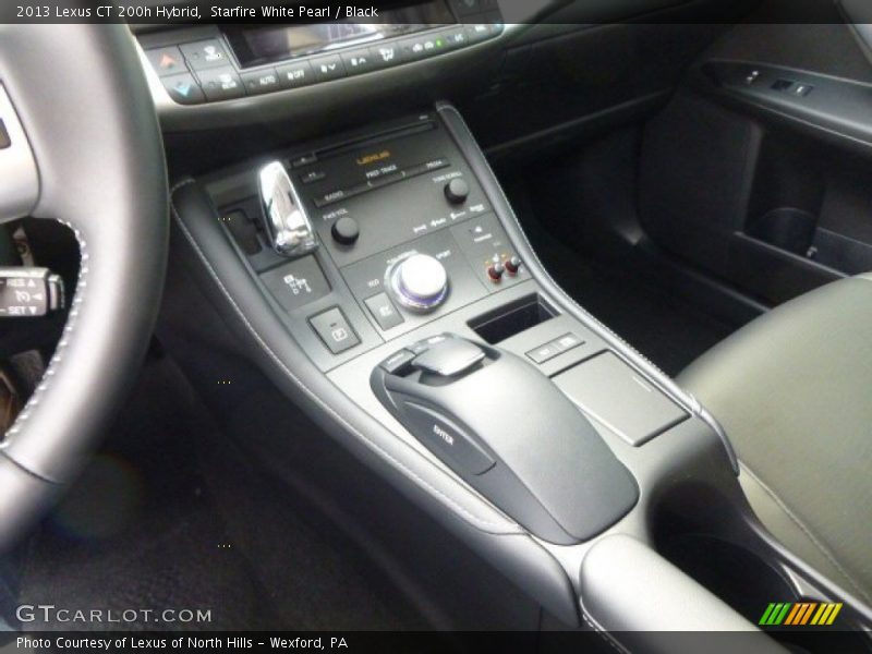 Starfire White Pearl / Black 2013 Lexus CT 200h Hybrid