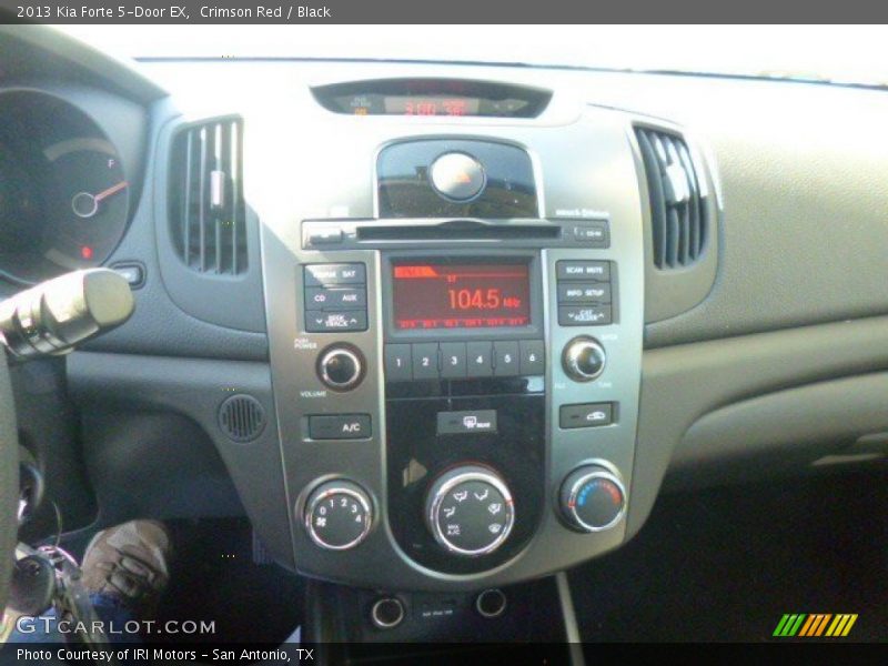 Crimson Red / Black 2013 Kia Forte 5-Door EX