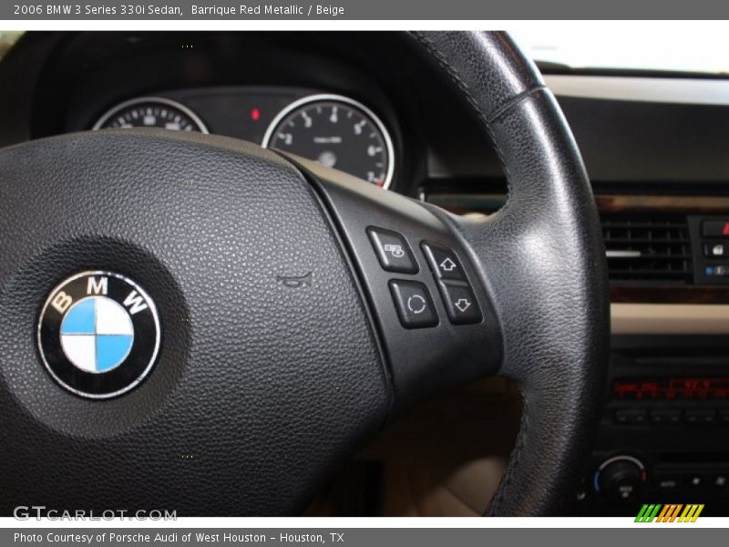 Barrique Red Metallic / Beige 2006 BMW 3 Series 330i Sedan