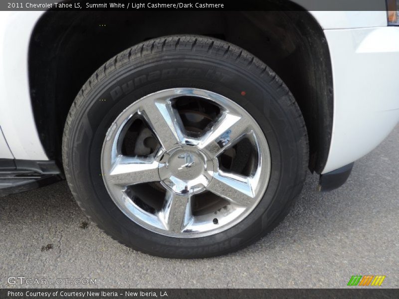 Summit White / Light Cashmere/Dark Cashmere 2011 Chevrolet Tahoe LS