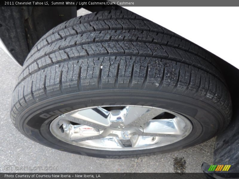 Summit White / Light Cashmere/Dark Cashmere 2011 Chevrolet Tahoe LS