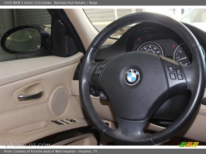 Barrique Red Metallic / Beige 2006 BMW 3 Series 330i Sedan