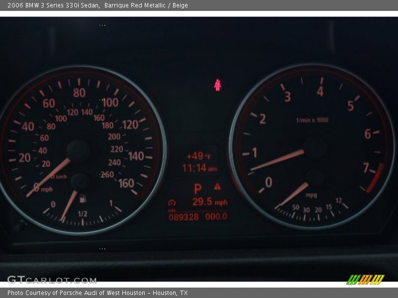 Barrique Red Metallic / Beige 2006 BMW 3 Series 330i Sedan