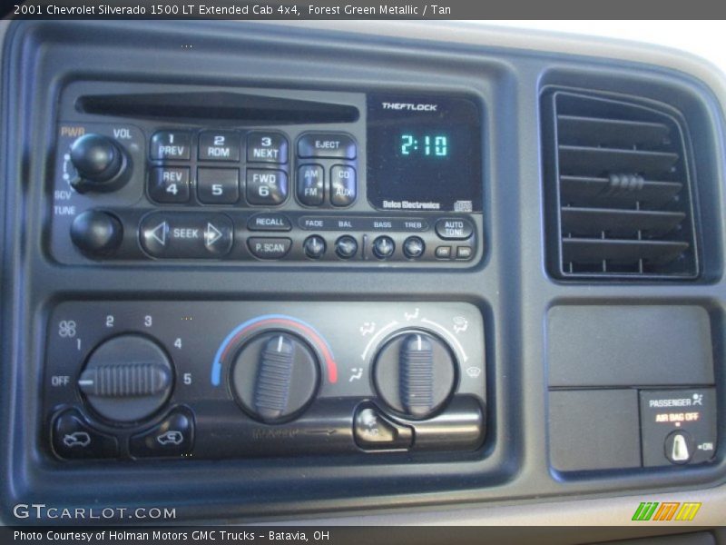 Forest Green Metallic / Tan 2001 Chevrolet Silverado 1500 LT Extended Cab 4x4