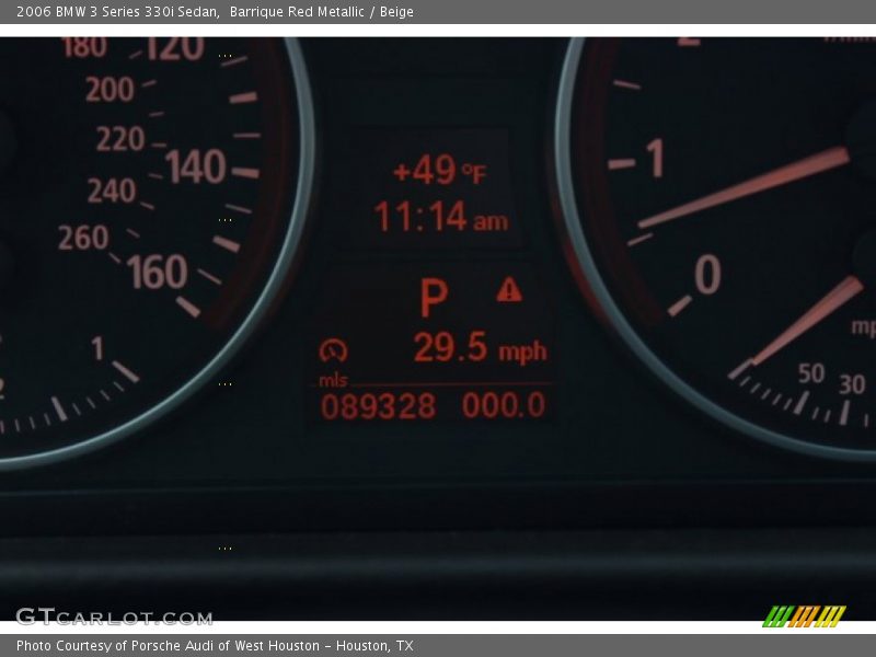 Barrique Red Metallic / Beige 2006 BMW 3 Series 330i Sedan