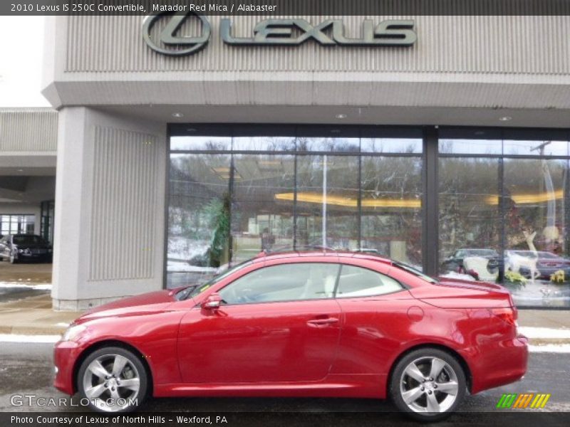 Matador Red Mica / Alabaster 2010 Lexus IS 250C Convertible