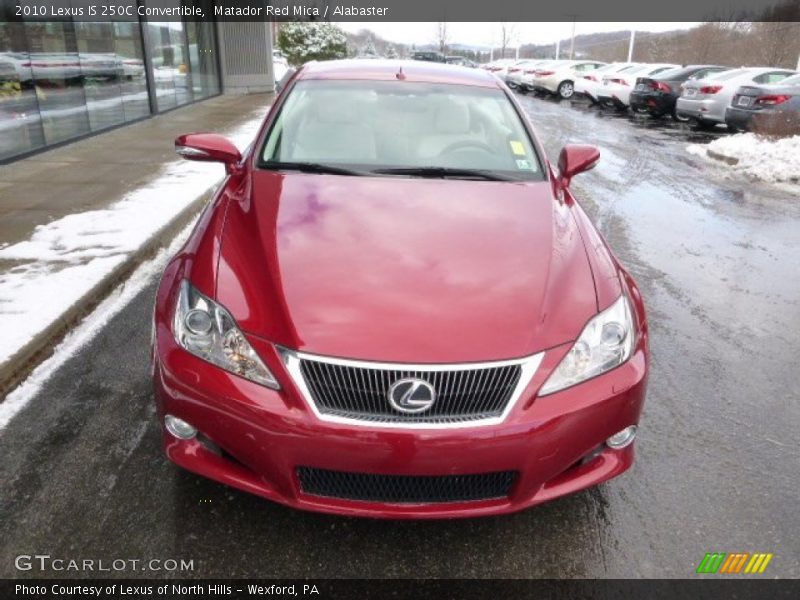 Matador Red Mica / Alabaster 2010 Lexus IS 250C Convertible