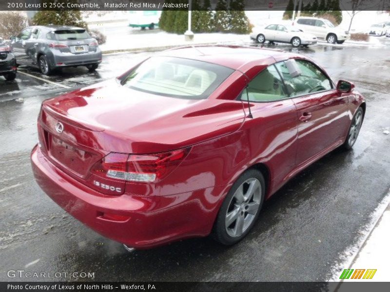 Matador Red Mica / Alabaster 2010 Lexus IS 250C Convertible
