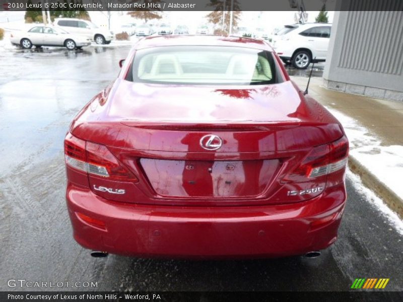 Matador Red Mica / Alabaster 2010 Lexus IS 250C Convertible